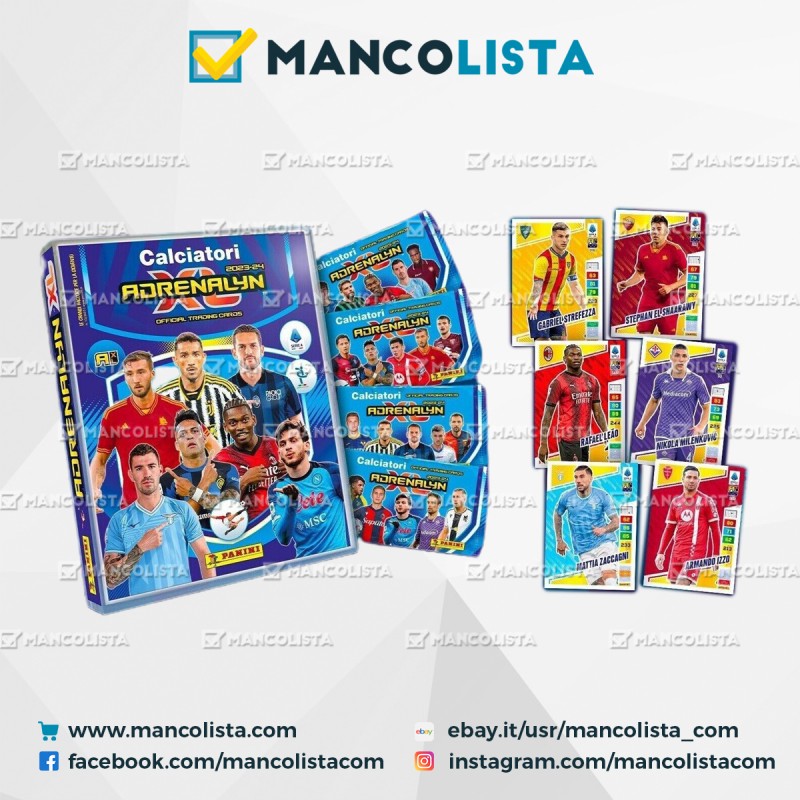 Ordina Card Mancanti Adrenalyn XL 2023/24 Calciatori Panini mancolista